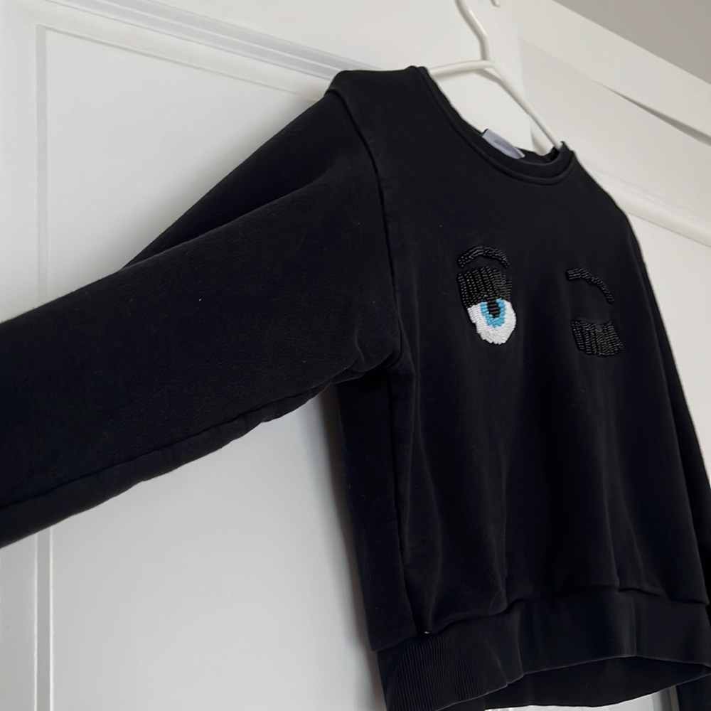 Chiara Ferragni wink patches sweatshirt - Picture 4 of 9